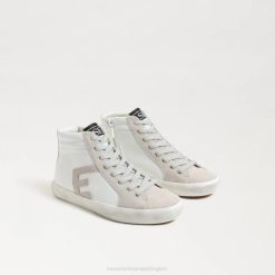 Kids Footwear Sam Edelman Avon High Top Sneaker White/Lily 4N2P1042