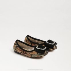 Kids Footwear Sam Edelman Farah Ballet Flat Bronze Multi 4N2P1057