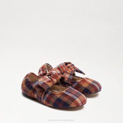 Kids Footwear Sam Edelman Felicity Ballet Flat Rust Multi 4N2P1024