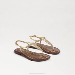 Kids Footwear Sam Edelman Gigi Thong Sandal Amber Gold 4N2P959