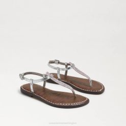 Kids Footwear Sam Edelman Gigi Thong Sandal Lilac/Silver Glitter 4N2P960