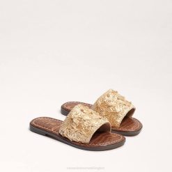 Kids Footwear Sam Edelman Giovanna Slide Gold Leaf 4N2P1026