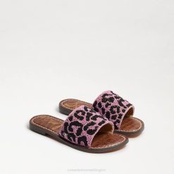 Kids Footwear Sam Edelman Gunner Slide Sandal Pink Multi 4N2P1019