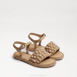 Kids Footwear Sam Edelman Holly Sandal Natural Linen 4N2P1049