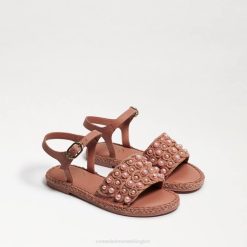 Kids Footwear Sam Edelman Holly Sandal Rose Linen 4N2P1050