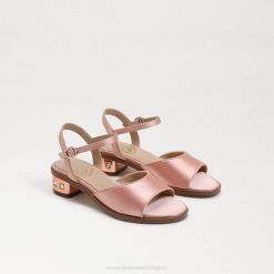 Kids Footwear Sam Edelman Ivy Block Heel Sandal Pink Salt 4N2P1037