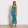 Women Apparel Sam Edelman Butterfly Maxi Dress Black Multi 4N2P1164