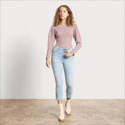 Women Apparel Sam Edelman Cohen Puff Sweater Lavender 4N2P1282