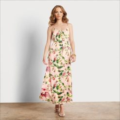 Women Apparel Sam Edelman Floral Maxi Dress Blush Multi 4N2P1142