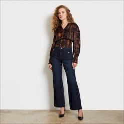 Women Apparel Sam Edelman High Rise Codie Pocket Wide Pant Flawless 4N2P1222