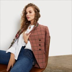 Women Apparel Sam Edelman Imogen Blazer Alexa Indie Plaid 4N2P1296