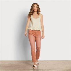 Women Apparel Sam Edelman Inez Sweater Tank Irish Cream 4N2P1192