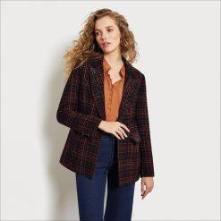Women Apparel Sam Edelman Margot Blazer Mabel Plaid 4N2P1277