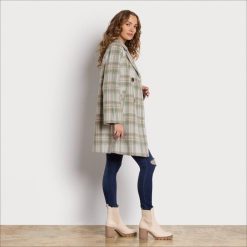 Women Apparel Sam Edelman Wool Peacoat Jacket Soft Green 4N2P1125