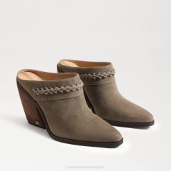 Women Footwear Sam Edelman Alison Western Mule Desert Olive 4N2P881