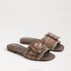 Women Footwear Sam Edelman Bambi Slide Sandal Coffee 4N2P66