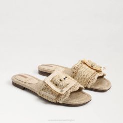 Women Footwear Sam Edelman Bambi Slide Sandal Natural 4N2P67