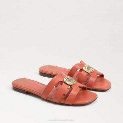 Women Footwear Sam Edelman Bay Radiant Slide Sandal Terracotta Pink 4N2P577