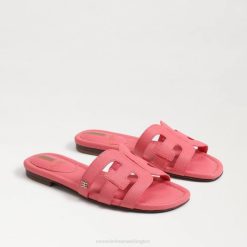 Women Footwear Sam Edelman Bay Slide Sandal Calypso Coral 4N2P11