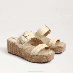 Women Footwear Sam Edelman Carson Espadrille Wedge Sandal Bleached Wheat 4N2P351