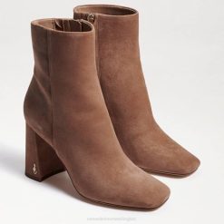 Women Footwear Sam Edelman Codie Ankle Bootie Praline Suede 4N2P452