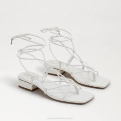 Women Footwear Sam Edelman Daffy Sandal Bright White Leather 4N2P422