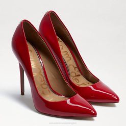 Women Footwear Sam Edelman Danna Pointed Toe Heel Ruby Red 4N2P410
