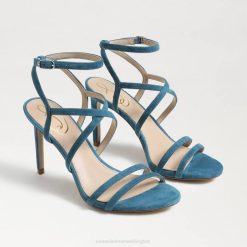Women Footwear Sam Edelman Delanie Strappy Heel Wild Indigo 4N2P652