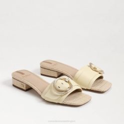Women Footwear Sam Edelman Delfi Slide Sandal Bleached Wheat 4N2P705