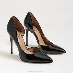 Women Footwear Sam Edelman Delores Pointed Toe Heel Black Patent 4N2P779