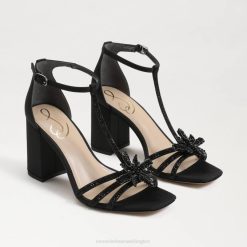 Women Footwear Sam Edelman Donnie Block Heel Sandal Black 4N2P691