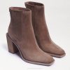 Women Footwear Sam Edelman Emalia Bootie Deep Taupe Suede 4N2P858
