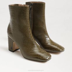 Women Footwear Sam Edelman Fawn Ankle Bootie Fir Green 4N2P781