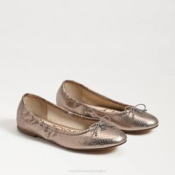 Women Footwear Sam Edelman Felicia Ballet Flat Pewter 4N2P128