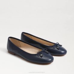 Women Footwear Sam Edelman Felicia Luxe Ballet Flat Hudson Navy 4N2P292