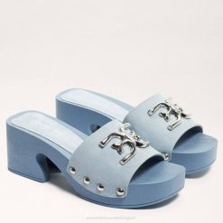 Women Footwear Sam Edelman Francina Mule Sandal Pale Blue 4N2P521