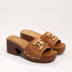 Women Footwear Sam Edelman Francina Mule Sandal Saddle 4N2P518