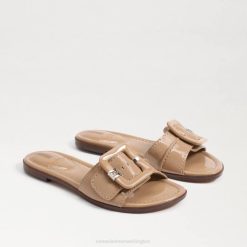 Women Footwear Sam Edelman Gaige Slide Sandal Almond 4N2P29