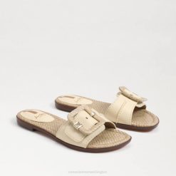 Women Footwear Sam Edelman Gaige Slide Sandal Bleached Wheat 4N2P32