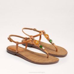 Women Footwear Sam Edelman Gigi Retro Thong Sandal Natural 4N2P495