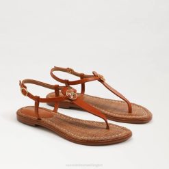 Women Footwear Sam Edelman Gigi Signet Thong Sandal Saddle 4N2P559