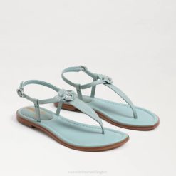 Women Footwear Sam Edelman Gigi Signet Thong Sandal Tide Blue 4N2P556