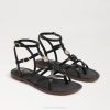 Women Footwear Sam Edelman Gwen Gladiator Sandal Black Leather 4N2P248