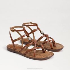 Women Footwear Sam Edelman Gwen Gladiator Sandal Rich Cognac 4N2P247