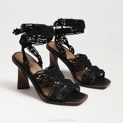 Women Footwear Sam Edelman Harleigh Ankle Wrap Heel Black 4N2P860