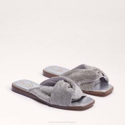 Women Footwear Sam Edelman Issie Slide Sandal Silver 4N2P466