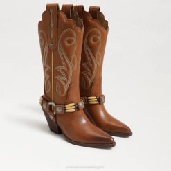 Women Footwear Sam Edelman Jackie Western Boot Toasted Chestnut 4N2P835