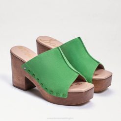 Women Footwear Sam Edelman Josselyn Mule Lime Suede 4N2P643