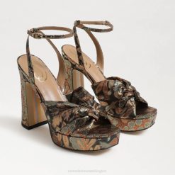 Women Footwear Sam Edelman Kristen Platform Heel Bronze Multi 4N2P817