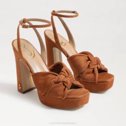 Women Footwear Sam Edelman Kristen Platform Heel Frontier Brown 4N2P820